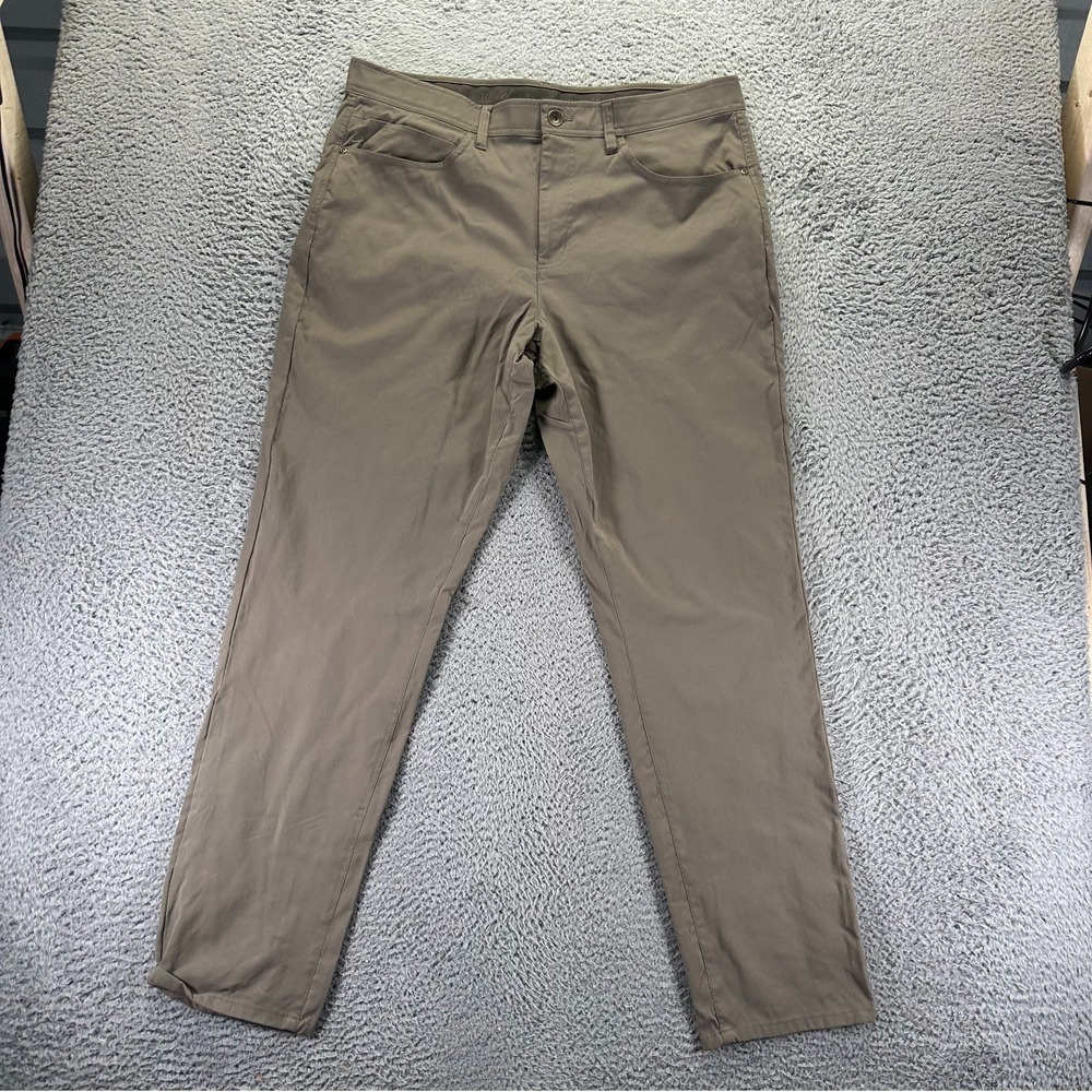 VTG Weatherproof‎ Pant Mens 38x32 Beige Nylon Khakis Straight Workwear Stretch